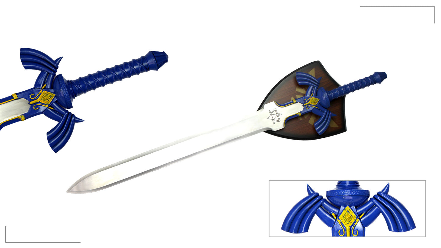 Zelda Link Master Metal Sword with Plaque