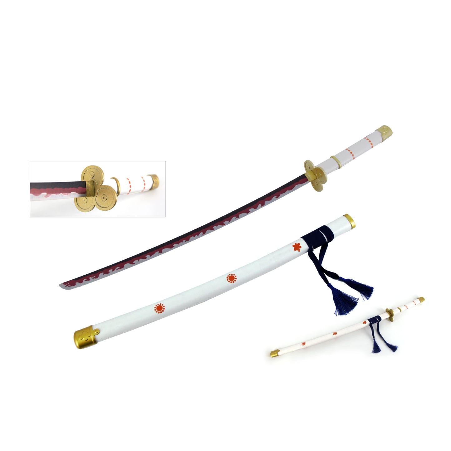 One Piece Kozuki Oden Ame No Habakiri Metal Katana Sword