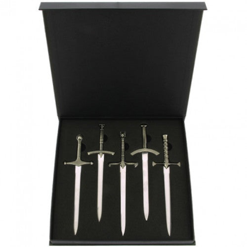 Game of Thrones 5 Piece Silver Letter Opener Set BG311112