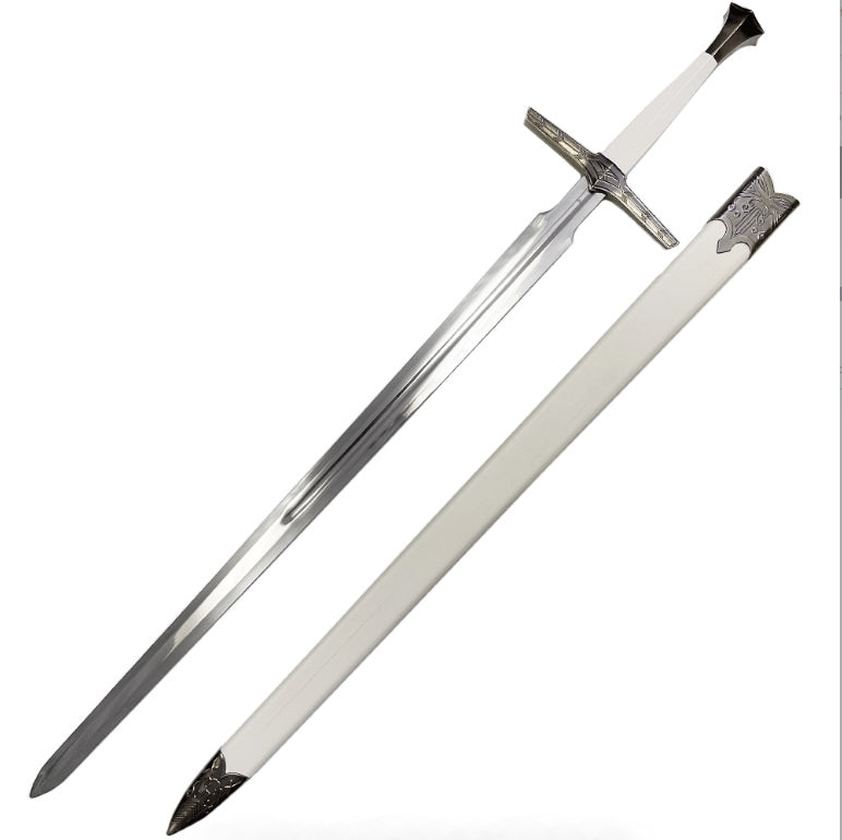 The Witcher Tv Series Geralt of Rivia White Metal Sword