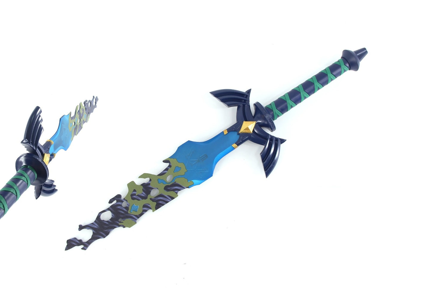 Zelda Metal Sword Tears of the Kingdom Corrupted Master Sword with Stand