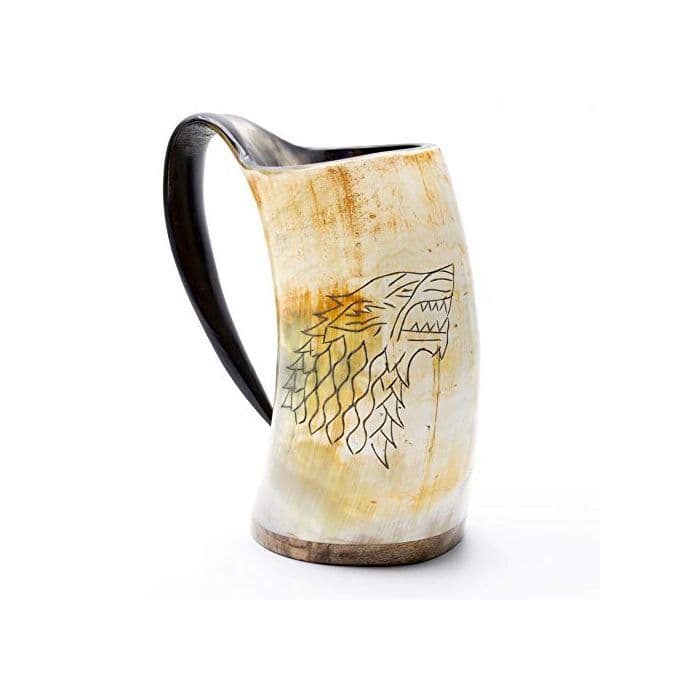 Game of Thrones Direwolf Natural Horn Tankard HP-003