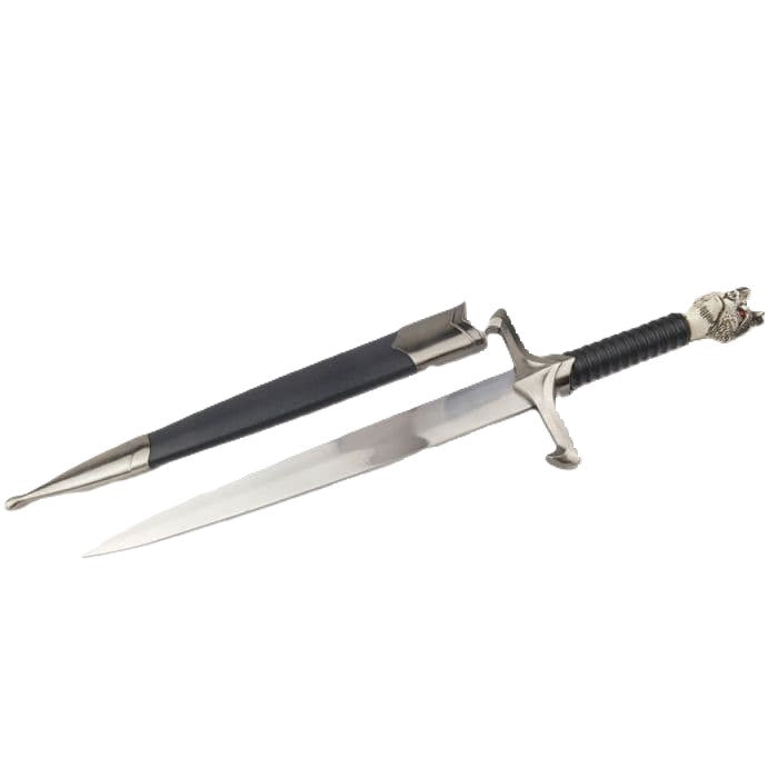 Game of Thrones Jon Snow Direwolf Long Dagger BS016644