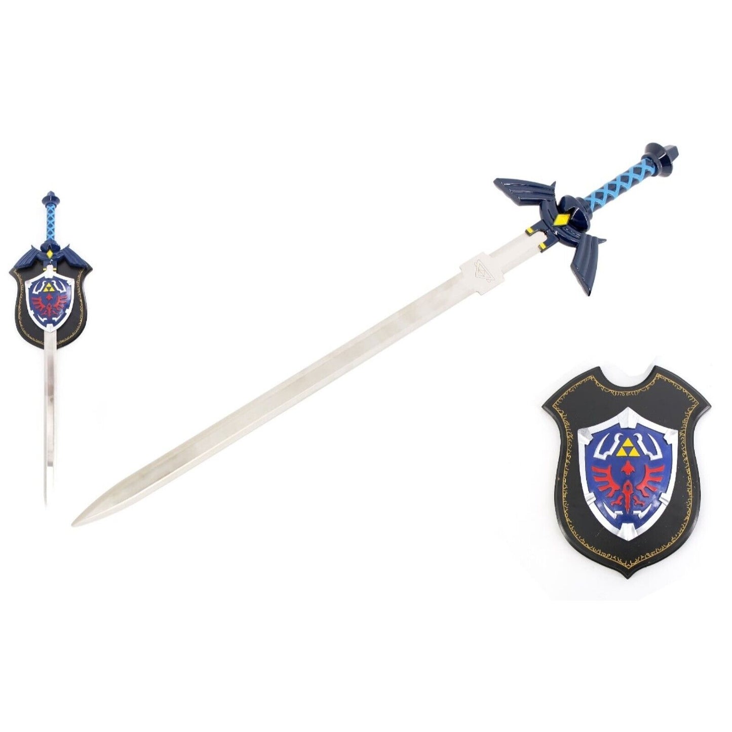 Zelda Link's Master Sword Metal with Wood & Resin Shield Plaque