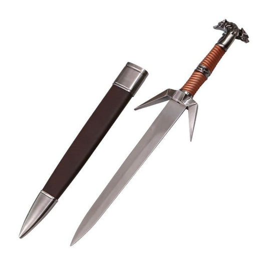 The Witcher Video Game V5 Diagonal Guard Mini Metal Dagger 40cm