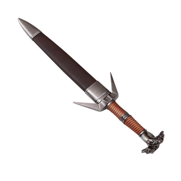 The Witcher Video Game V5 Diagonal Guard Mini Metal Dagger 40cm